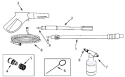 Page B Diagram and Parts List for PW132000AV  Campbell Hausfeld Pressure Washer